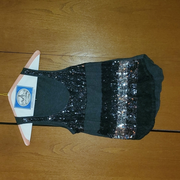 Express Gray Sequin tank top - Picture 1 of 1